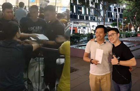  'നിങ്ങള്‍ക്കിത് ആവശ്യം വരും'  ആപ്പിള്‍ ഐ ഫോണ്‍ വാങ്ങാന്‍ ക്യൂ നിന്നവര്‍ക്ക് പവര്‍ ബാങ്ക് സമ്മാനിച്ച് ഹുവായ് (വീഡിയോ)