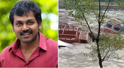 'പെട്ടെന്നാണ് ഉരുൾപൊട്ടലും വെള്ളപ്പൊക്കവും ഉണ്ടാകുന്നത്. വലിയ പാറകൾ ഉരുണ്ട് താഴേക്ക് വീണു' ; കുളുവിലെ പ്രളയദുരന്തം വിശദീകരിച്ച് കാർത്തി