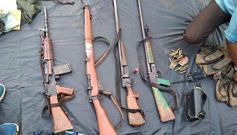 സുരക്ഷാ സേനയുമായി ഏറ്റുമുട്ടല്‍ ; ഒരു സ്ത്രീ ഉള്‍പ്പടെ നാല് നക്‌സലുകള്‍ കൊല്ലപ്പെട്ടു