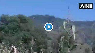 വ്യോമാതിര്‍ത്തി ലംഘിച്ച് പാകിസ്ഥാന്‍ ഹെലികോപ്ടര്‍ ; വെടിയുതിര്‍ത്ത് ഇന്ത്യന്‍ സൈന്യം (വീഡിയോ)