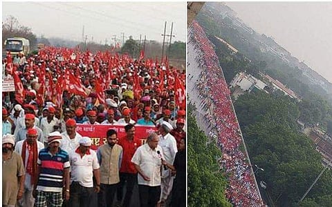 മോദി നയങ്ങള്‍ക്കെതിരെ ചെങ്കടലായി ഡല്‍ഹി; റാലിയില്‍ ലക്ഷങ്ങള്‍