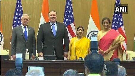 അമേരിക്കയുമായി സമ്പൂര്‍ണ സൈനിക സഹകരണം; ഉടമ്പടിയില്‍ ഒപ്പുവെച്ചു, ആണവകരാറിന് ശേഷമുളള സുപ്രധാന നീക്കം