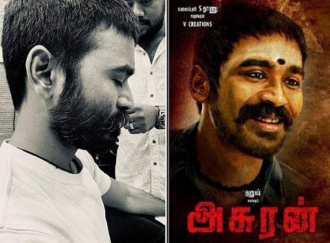 അസുരനായി പ്രതികാരത്തിനൊരുങ്ങുന്നു; പുതിയ മെയ്ക്ക് ഓവർ പുറത്തുവിട്ട് ധനുഷ്