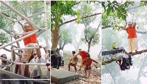 തോറ്റത് പ്രായം; ഡ്യൂപ്പില്ലാതെ എടുത്തുചാടി ലാലേട്ടന്‍; പങ്കുവെച്ച് പീറ്റര്‍ ഹെയ്ന്‍