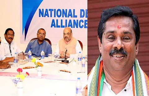 എന്‍ഡിഎയില്‍ വീണ്ടും കൊഴിഞ്ഞുപോക്ക്: ജെഎസ്എസ് രാജന്‍ബാബു വിഭാഗം മുന്നണിവിട്ടു