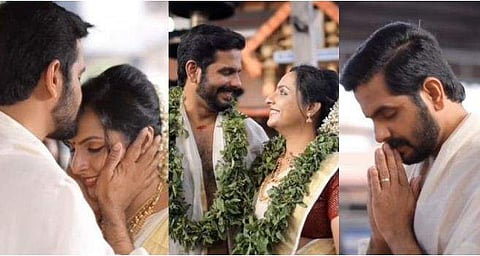 യുവനടൻ അനീഷ് വിവാഹിതനായി‌, വധു ഐശ്വര്യ; വിഡിയോ കാണാം 