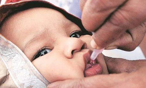 പോളിയോ തുള്ളിമരുന്ന് ഇനി മുതല്‍ വര്‍ഷത്തില്‍ ഒരു പ്രാവശ്യം മാത്രം ; ഇത്തവണ ഫെബ്രുവരി മൂന്നിന്