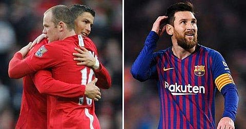 മൗറിഞ്ഞോയായിരുന്നു മെസിയുടേയും ക്രിസ്റ്റിയാനോയുടേയും കോച്ചെങ്കിലോ? പരിഹാസവുമായി റൂണി