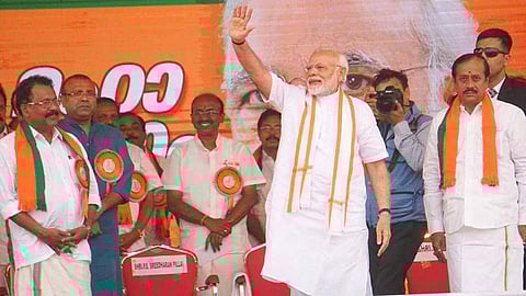 മോദി ഇന്നെത്തും; ബിജെപിയുടെ തെരഞ്ഞെടുപ്പ് പ്രചാരണത്തിന് ഇന്ന് തുടക്കം