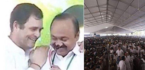 മുറിഞ്ഞ് മുറിഞ്ഞ് പരിഭാഷ; എംഎൽഎയെ ഒപ്പം നിർത്തി രാഹുൽ; ഒടുവിൽ സദസിനോട് കൈയടിക്കാൻ അഭ്യർത്ഥന