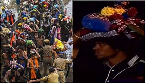 ശബരിമലയിലെത്തിയ ട്രാന്‍സ്‌ജെന്‍ഡറിന് നേരെ പ്രതിഷേധം; ദര്‍ശനം നടത്താതെ മടങ്ങി 