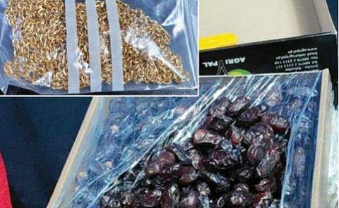 കള്ളക്കടത്തിന് പുതുവഴികൾ ; ഈന്തപ്പഴത്തിനുള്ളിൽ കടത്തിയ സ്വർണ്ണം പിടികൂടി