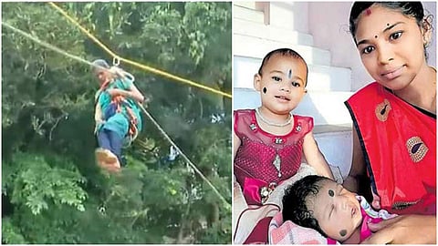 നിറവയറുമായി പ്രളയപ്പുഴ കടന്ന ലാവണ്യയ്ക്ക്‌ 'കുഞ്ഞു'സന്തോഷം