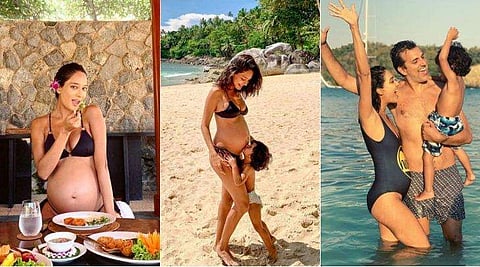 നിറവയറില്‍ ഉമ്മവെച്ച് മകന്‍; ഗര്‍ഭകാലം ആഘോഷമാക്കി ലിസ ഹൈഡന്‍, മനോഹരമായ ചിത്രങ്ങള്‍