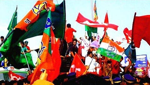 വട്ടിയൂര്‍ക്കാവില്‍ കൊട്ടിക്കലാശം, ഒപ്പത്തിനൊപ്പം; ആവേശത്തിരയില്‍ പ്രവര്‍ത്തകര്‍  