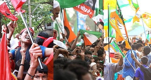 കൊട്ടിക്കലാശം; കോന്നിയില്‍ സംഘര്‍ഷം; പൊലീസ് ലാത്തിവീശി