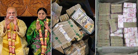 യുഎസ് ഡോളറടക്കം കോടികളുടെ നോട്ടുകെട്ടുകള്‍, സ്വര്‍ണം; കല്‍ക്കി ആശ്രമങ്ങളിലും സ്ഥാപനങ്ങളിലും റെയ്ഡ് 