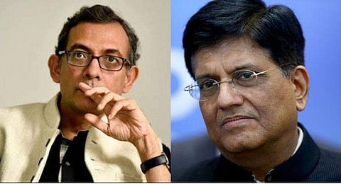 'കേന്ദ്രമന്ത്രി ചോദ്യം ചെയ്തത് എന്റെ പ്രൊഫഷണലിസത്തെ' ; പീയുഷ് ഗോയലിനെതിരെ ആഞ്ഞടിച്ച് നൊബേല്‍ ജേതാവ് അഭിജിത് ബാനര്‍ജി