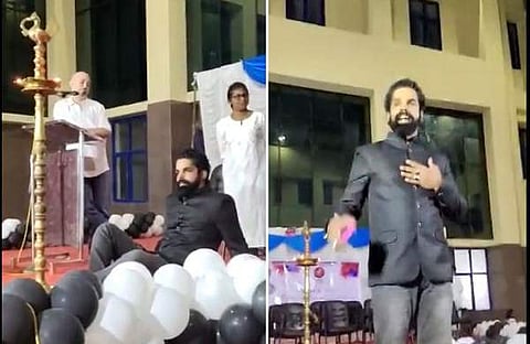 'സിനിമയില്‍ ചാന്‍സ് ചോദിച്ചു നടന്ന നടനൊപ്പം വേദി പങ്കിടാന്‍ വയ്യ'; അനില്‍ രാധാകൃഷ്ണന്‍ മേനോന് എതിരെ സ്‌റ്റേജില്‍ കുത്തിയിരുന്ന് പ്രതിഷേധിച്ച് ബിനീഷ് ബാസ്റ്റിന്‍ (വീഡിയോ)