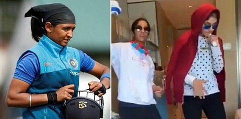 ധോനിയെ മറികടന്ന് 100 തികച്ച ഹര്‍മന് ആദരം, അതും റാപ്പിലൂടെ; ആഘോഷമാക്കി താരങ്ങള്‍