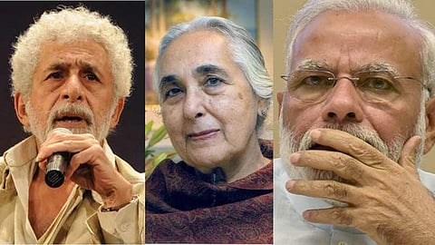 പ്രധാനമന്ത്രിക്ക് കത്തെഴുതിയത് എങ്ങനെ രാജ്യദ്രോഹക്കുറ്റമാകും?; പുതിയ കത്തുമായി നസറുദ്ദീന്‍ ഷാ അടക്കം 180 പ്രമുഖര്‍, പ്രതിഷേധം കനക്കുന്നു