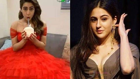 ഇളനീരും ചുവന്ന ഗൗണും: സുന്ദരിയായി സാറാ അലി ഖാന്‍, ഏറ്റെടുത്ത് സോഷ്യല്‍ മീഡിയ