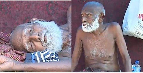 കണ്ണില്ലാത്ത ക്രൂരത ; അന്ധനായ പിതാവിനെ തെരുവിലുപേക്ഷിച്ച് മക്കള്‍; നാട്ടുകാരുടെ കാരുണ്യത്തില്‍ 82കാരന്‍