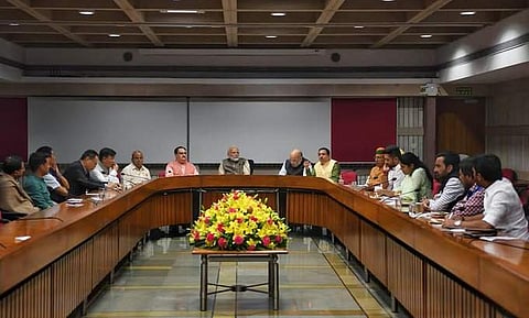 'നാമെല്ലാം ഒരേപോലെ ചിന്തിക്കുന്ന പാര്‍ട്ടികള്‍'; ചെറിയ ഭിന്നതകള്‍ പോലും  ഉണ്ടാവരുതെന്ന് ഘടകകക്ഷികളോട് മോദി