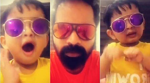 കുട്ടിക്കുറുമ്പൻ വിഹാനൊപ്പം വിനയ് ഫോര്‍ട്ടിന്റെ ഡബ്സ്മാഷ് ; വിഡിയോ വൈറൽ 