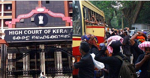 ഭക്തര്‍ക്ക് ആശ്വാസനടപടി ; സ്വകാര്യവാഹനങ്ങള്‍ക്ക് പമ്പയിലേക്ക് അനുമതി; ഹൈക്കോടതി ഉത്തരവ്