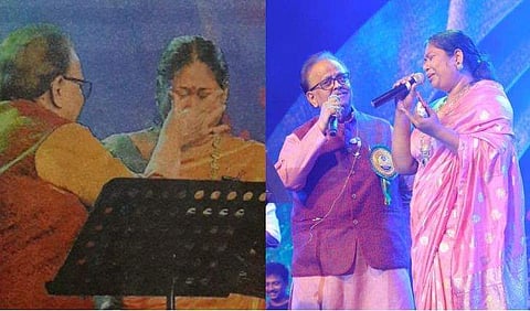 മലർകൾ പേസുമാ... എസ്‌പിബിക്കൊപ്പം നിന്ന് മനീഷ പാടി; വികാരഭരിതയായി ​ഗായിക വേദിയിൽ പൊട്ടിക്കരഞ്ഞു ,വിഡിയോ 