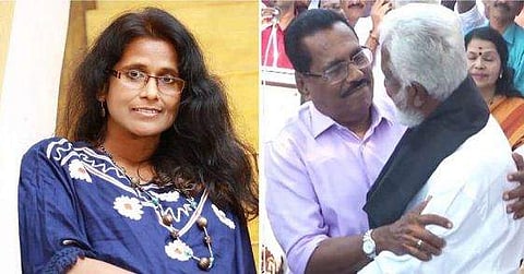 കുമ്മനത്തിന് ഉമ്മ കൊടുത്ത ഓണക്കൂറിനെ സാംസ്‌കാരിക പരിപാടിയില്‍ നിന്ന് ഒഴിവാക്കി; സിഎസ് ചന്ദ്രിക പങ്കെടുത്തു