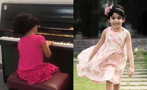 പിയാനോ വായിച്ച് പൃഥ്വിയുടെ അല്ലി, ഒപ്പം ഒരു ഇം​ഗ്ലീഷ് പാട്ടും; വിഡിയോ പങ്കുവച്ച് സുപ്രിയ