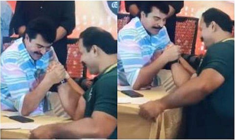 ജോബിക്ക് മുന്നിൽ അടിയറവ് പറഞ്ഞ് മമ്മൂക്ക; വിഡിയോ കാണാം 