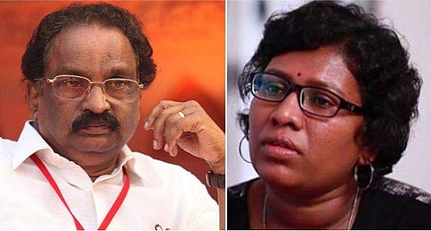 'എന്റെ നിഴലിനെപ്പോലും മന്ത്രി ബാലന് പേടി' ; സര്‍ക്കാരിനെതിരെ കോടതിയലക്ഷ്യ ഹര്‍ജി നല്‍കുമെന്ന് ബിന്ദു അമ്മിണി