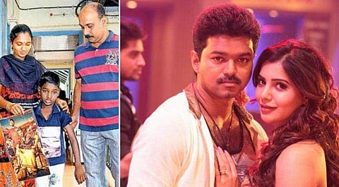 പ്രചോദനം വിജയ്, പ്രതീക്ഷയായത് ‘സെൽഫിപ്പുള്ളേ’ പാട്ടും; ആ എട്ട് വയസുകാരൻ നടന്നു തുടങ്ങി