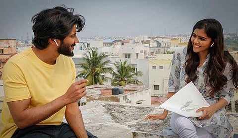 ദുല്‍ഖറിനൊപ്പം ടെറസില്‍; മാജിക് സംഭവിക്കുന്ന നിമിഷം ഇതാണെന്ന് കല്യാണി