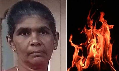 വീട്ടമ്മയുടെ മൃത​ദേഹം കത്തിക്കരിഞ്ഞ നിലയിൽ; ​ദുരൂഹത