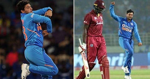 കുൽദീപിന്റെ മായാജാലം; ഹാട്രിക്കും അപൂർവ റെക്കോർഡും