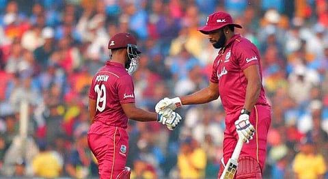 പൊള്ളാര്‍ഡിന്റേയും പൂരന്റേയും വെടിക്കെട്ട്, 10 ഓവറില്‍ 127 റണ്‍സ് അടിച്ച് വിന്‍ഡിസ്; ഇന്ത്യയ്ക്ക് 316 റണ്‍സ് വിജയ ലക്ഷ്യം