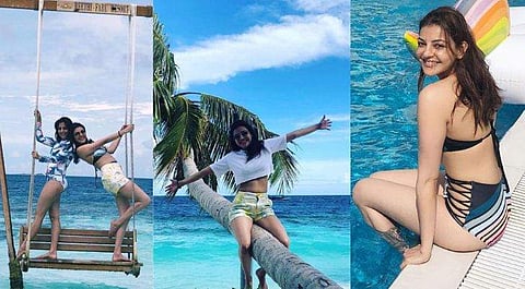 സ്വിം സ്യൂട്ടില്‍ ഊഞ്ഞാലാടി കാജല്‍ അഗര്‍വാള്‍; നിഷയ്‌ക്കൊപ്പം വെക്കേഷന്‍ ആഘോഷമാക്കി താരം; ചിത്രങ്ങള്‍ വൈറല്‍ 