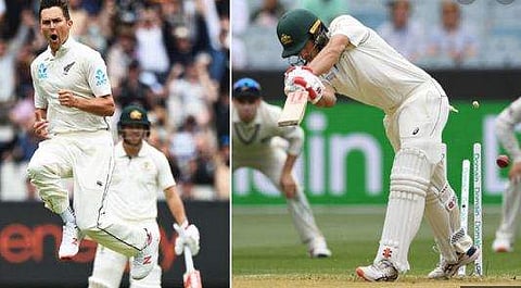 ഇതിലും മനോഹരമായി കുറ്റിയിളക്കുക എങ്ങനെ? ബോള്‍ട്ടിന്റെ സൂപ്പര്‍ ഫാസ്റ്റ് ഇന്‍സ്വിങ്ങര്‍ മാജിക് കണ്ട് ഞെട്ടി ക്രിക്കറ്റ് ലോകം 