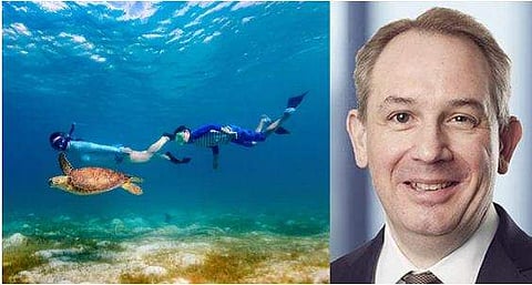 സ്‌നോര്‍ക്കെല്ലിംഗിനിടെ ഡൊമിനോസ് പിസ സിഎഫ്ഒയ്ക്ക് ദാരുണാന്ത്യം; അപകടം അവധി ആഘോഷിക്കവെ