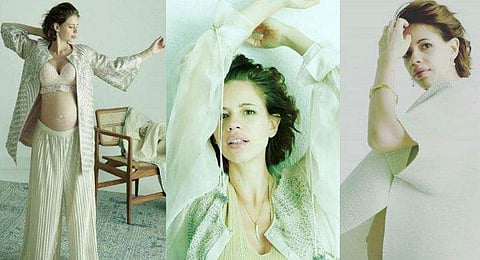 നിറവയറില്‍ കല്‍ക്കിയുടെ ഫോട്ടോഷൂട്ട്; തന്റെ കണ്ണിന് ചുറ്റുമുള്ള ചുളിവുകള്‍ കാണണമെന്ന് കുറിപ്പ്