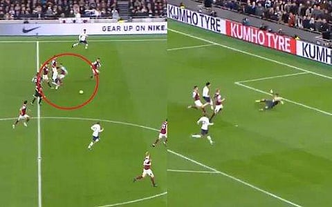 സ്വന്തം ഹാഫില്‍ നിന്ന് ഓടിത്തുടങ്ങി, പ്രതിരോധ നിരക്കാരെ ഒന്നൊന്നായി കബളിപ്പിച്ചു; തകര്‍പ്പന്‍ സോളോ ഗോളുമായി ടോട്ടനം താരം