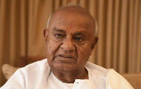 എനിക്ക് ഇനിയും നിശബ്ദനായിരിക്കാന്‍ കഴിയില്ല; കണ്ണുരുട്ടി ദേവഗൗഡ 