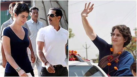 ഡല്‍ഹിയില്‍ ജീന്‍സ്; യുപിയില്‍ സാരിയും സിന്ദൂരവും; പ്രിയങ്കയ്‌ക്കെതിരെ ബിജെപി എംപി