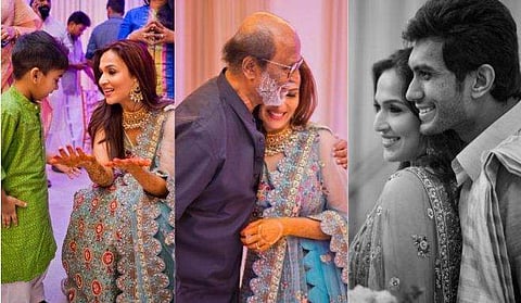 ജീവിതത്തിലെ ഏറ്റവും പ്രധാനപ്പെട്ട മൂന്ന് പുരുഷന്‍മാര്‍; പ്രീ വെഡ്ഡിങ് ചിത്രങ്ങള്‍ പങ്കുവച്ച് സൗന്ദര്യ രജനീകാന്ത് 