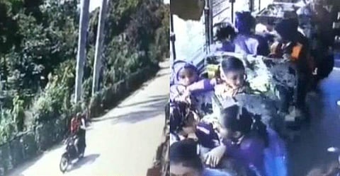 സ്‌കൂള്‍ ബസ് തടഞ്ഞു നിര്‍ത്തി ഇരട്ടക്കുട്ടികളെ തോക്കു ചൂണ്ടി തട്ടിക്കൊണ്ടുപോയി