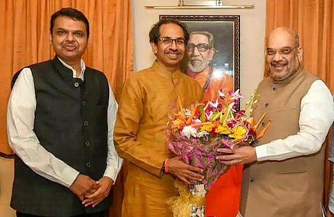 അമിത് ഷായുടെ ചാണക്യതന്ത്രം; മഹാരാഷ്ട്രയില്‍ ബിജെപി ശിവസേന സഖ്യം